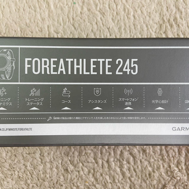 GARMIN(ガーミン)のGARMIN ガーミン ForeAthlete 245 GPSランニングマラソン スポーツ/アウトドアのランニング(その他)の商品写真