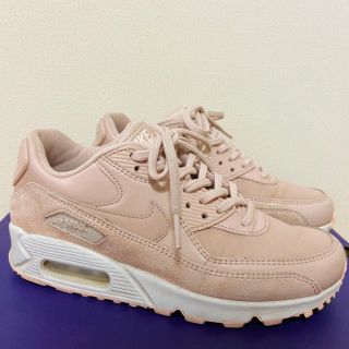 ナイキ(NIKE)のNIKE AIRMAX90 ピンクベージュ(スニーカー)