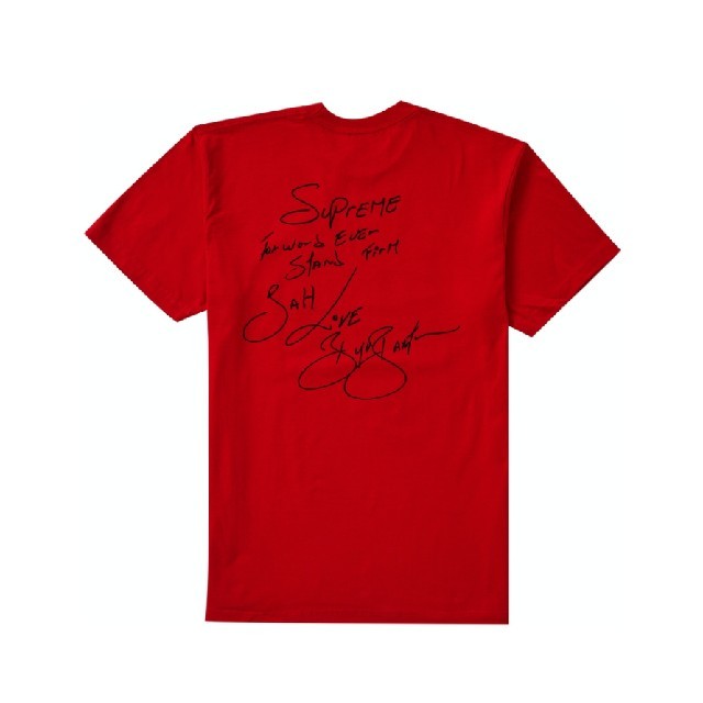 Supreme(シュプリーム)の☆新品☆ Supreme buju banton Tシャツ red Mサイズ メンズのトップス(Tシャツ/カットソー(半袖/袖なし))の商品写真