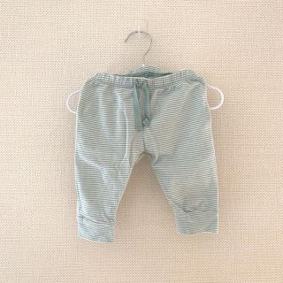 ベビーギャップ(babyGAP)のgap ベビー ボーダー パンツ レギンス 美品 パジャマ 70 ベビー服 (パンツ)