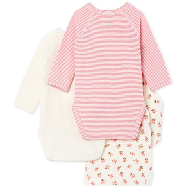 PETIT BATEAU(プチバトー)の【PETIT BATEAU】 ベビー baby 肌着 インナー ロンパース キッズ/ベビー/マタニティのベビー服(~85cm)(肌着/下着)の商品写真