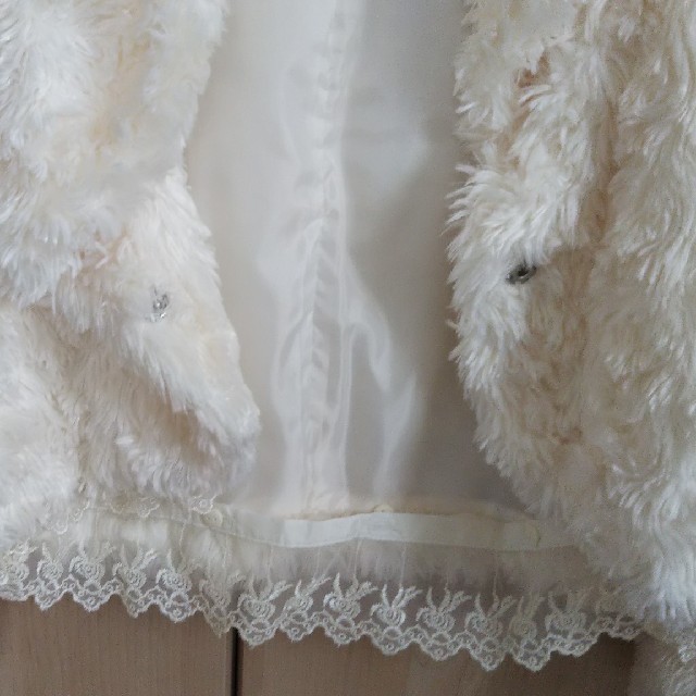 ファーボレロ ドレス上着 冬用 レディースのトップス(ボレロ)の商品写真