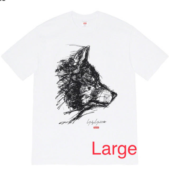 Supreme(シュプリーム)のSupreme Yohji Yamamoto Scribble Wolf Tee メンズのトップス(Tシャツ/カットソー(半袖/袖なし))の商品写真