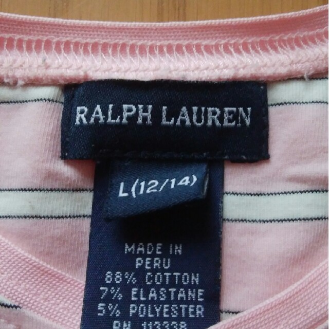 POLO RALPH LAUREN(ポロラルフローレン)のラルフローレン　女児シャツ キッズ/ベビー/マタニティのキッズ服女の子用(90cm~)(Tシャツ/カットソー)の商品写真