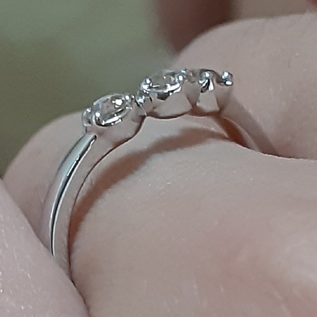 ローズカット　ダイヤモンド　シルバー　リング レディースのアクセサリー(リング(指輪))の商品写真