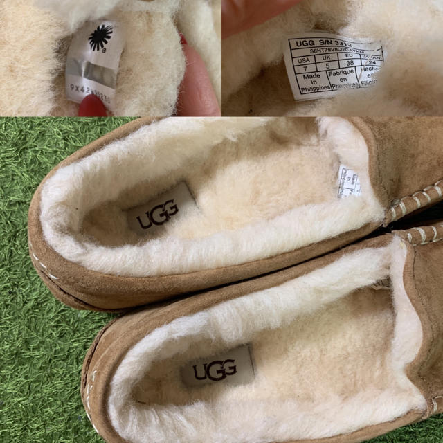 まだまだお UGG - UGG アンスレー モカシン US7(24cm)美品です♡の通販