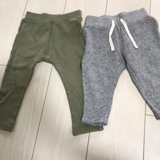 ベビーギャップ(babyGAP)の長ズボンsize80  GAP&西松屋　2枚セット(パンツ)