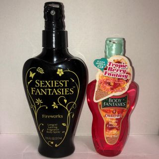 ボディファンタジー(BODY FANTASIES)のボディファンタジー大容量限定レア2つセット　ファイヤーワークス、コールドストーン(香水(女性用))