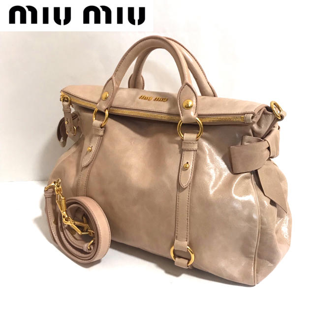 miumiu(ミュウミュウ)の【正規品】miumiu✨2way/ショルダーバッグ/ミュウミュウ レディースのバッグ(ショルダーバッグ)の商品写真