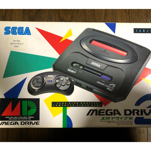 SEGA(セガ)の【SEGA】メガドライブ2本体 エンタメ/ホビーのゲームソフト/ゲーム機本体(家庭用ゲーム機本体)の商品写真