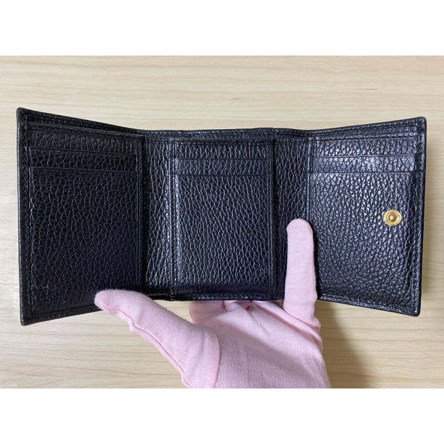 Gucci(グッチ)のGUCCI グッチ 三つ折り財布 レディースのファッション小物(財布)の商品写真