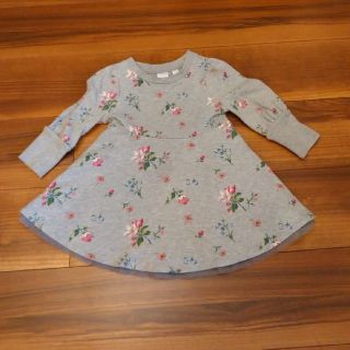 ギャップ(GAP)のused 美品 GAP サラジェシカパーカーコラボ  花柄ワンピース 18m-2(ワンピース)