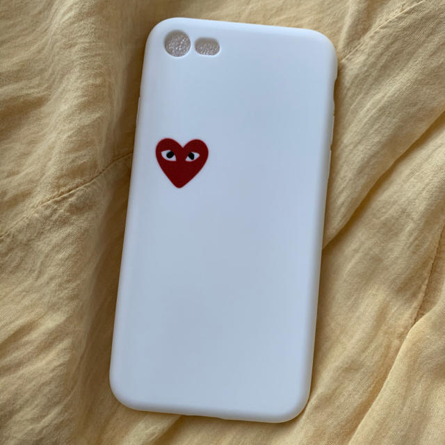 COMME des GARCONS(コムデギャルソン)のギャルソン　♡ iPhoneケース　7/8/se2 シリコン スマホ/家電/カメラのスマホアクセサリー(iPhoneケース)の商品写真