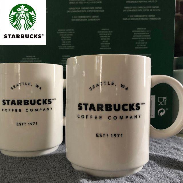 Starbucks Coffee(スターバックスコーヒー)の最終お値下げ品【コストコ限定品】新品未使用スターバックス マグカップ 2個セット インテリア/住まい/日用品のキッチン/食器(グラス/カップ)の商品写真