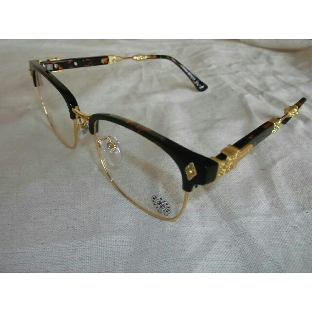 Chrome Hearts - クロムハーツ伊達メガネ べっ甲柄の通販 by ya's shop
