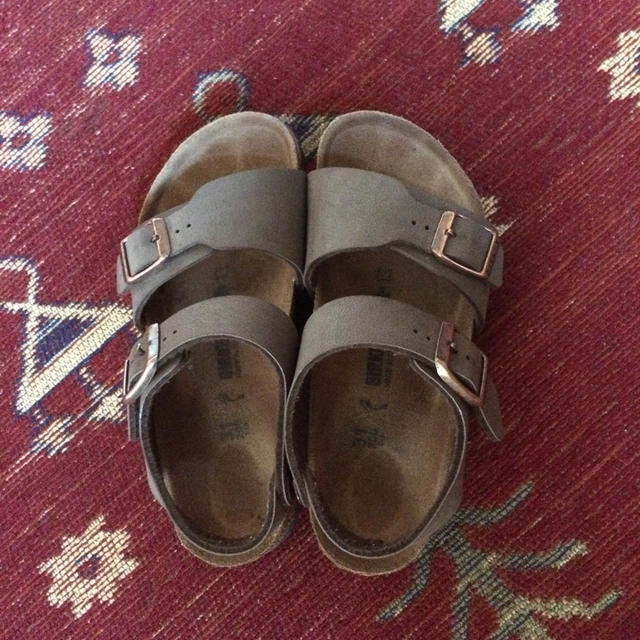 BIRKENSTOCK(ビルケンシュトック)のビルケンシュトック 31 20センチ ブラウン色 キッズ/ベビー/マタニティのキッズ靴/シューズ(15cm~)(サンダル)の商品写真