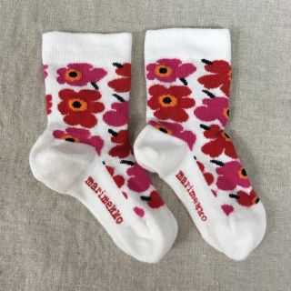 マリメッコ(marimekko)のマリメッコ ベビー 靴下 ソックス 2回着用(靴下/タイツ)