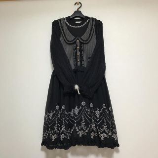 アクシーズファム(axes femme)のaxes femme  切り替えワンピース(ひざ丈ワンピース)