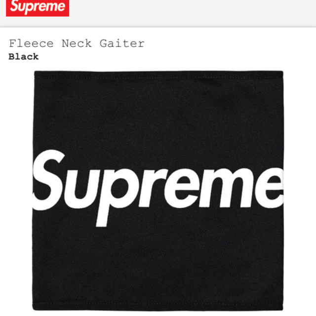 Supreme 15AW Fleece Neck Gaiter 黒 【☆超目玉】 meltlive.co.jp