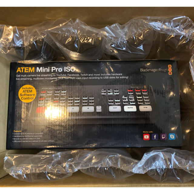 新品未開封 BlackMagicDesgin ATEM Mini Pro ISO