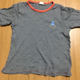 コンビミニ(Combi mini)のコンビミニ  ボーダーTシャツ  120サイズ  ブラック(Tシャツ/カットソー)