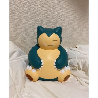 ポケモン(ポケモン)のカビゴン　貯金箱 期間限定値引き中！(キャラクターグッズ)