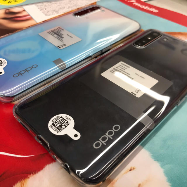 ○OS【通電のみ未使用】OPPO Reno3 A Black