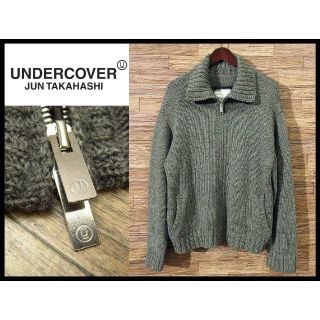 アンダーカバー(UNDERCOVER)の希少 アンダーカバー 初期 AMBIVALENCE期 ジップニット ブルゾン L(ブルゾン)