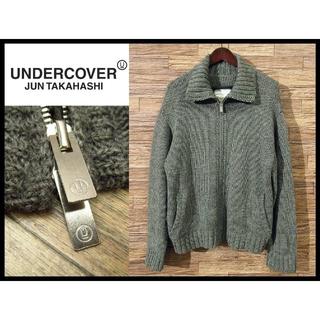 アンダーカバー(UNDERCOVER)の希少 アンダーカバー 初期 AMBIVALENCE期 ジップニット ブルゾン L(ブルゾン)