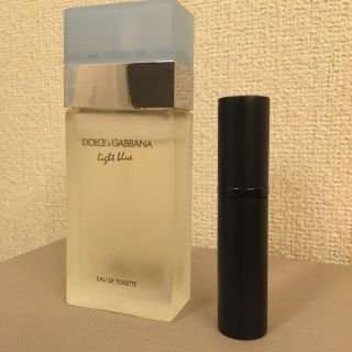 ドルチェアンドガッバーナ(DOLCE&GABBANA)の香水入りアトマイザー♡ドルガバライトブルー(香水(男性用))