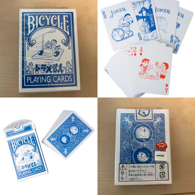 MEDICOM TOY(メディコムトイ)のBICYCLE PLAYING CARDS ドラえもん トランプ エンタメ/ホビーのテーブルゲーム/ホビー(トランプ/UNO)の商品写真