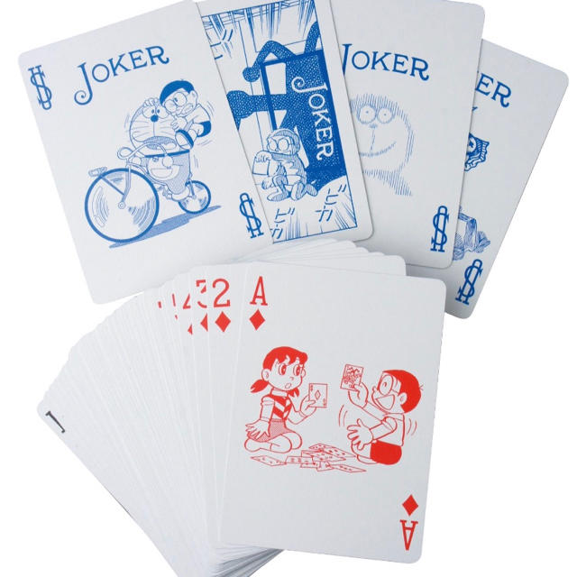 MEDICOM TOY(メディコムトイ)のBICYCLE PLAYING CARDS ドラえもん トランプ エンタメ/ホビーのテーブルゲーム/ホビー(トランプ/UNO)の商品写真