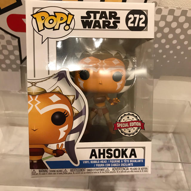 Disney(ディズニー)のFUNKO POP!  SWクローンウォーズ　アソーカタノ　ライトセイバー限定版 エンタメ/ホビーのフィギュア(SF/ファンタジー/ホラー)の商品写真