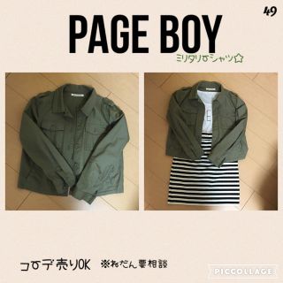 ページボーイ(PAGEBOY)の新品■ミリタリーシャツ ジャケット(シャツ/ブラウス(長袖/七分))