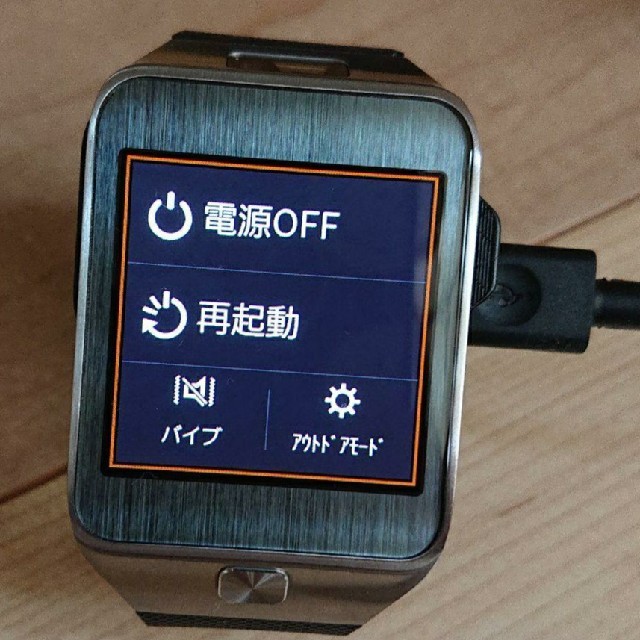 SAMSUNG(サムスン)のSAMSUNG　GALAXY　gear2　スマートウォッチ スマホ/家電/カメラのスマートフォン/携帯電話(その他)の商品写真