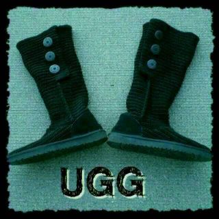 アグ(UGG)のUGG ブーツ 黒ニット(ブーツ)