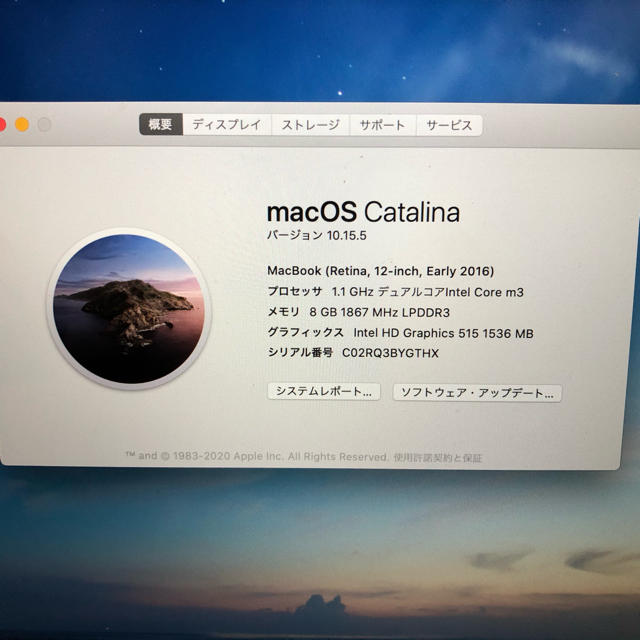 Apple(アップル)のMacBook Retina 12-inch Early 2016 スマホ/家電/カメラのPC/タブレット(ノートPC)の商品写真