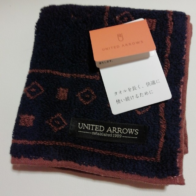 UNITED ARROWS(ユナイテッドアローズ)のユナイテッドアローズ　タオルハンカチ　【新品】 メンズのファッション小物(ハンカチ/ポケットチーフ)の商品写真