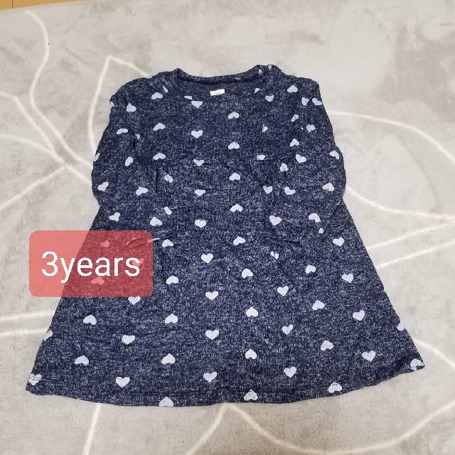 GAP(ギャップ)のGAP　3years 100cm ワンピース　インディゴブルー キッズ/ベビー/マタニティのキッズ服女の子用(90cm~)(ワンピース)の商品写真