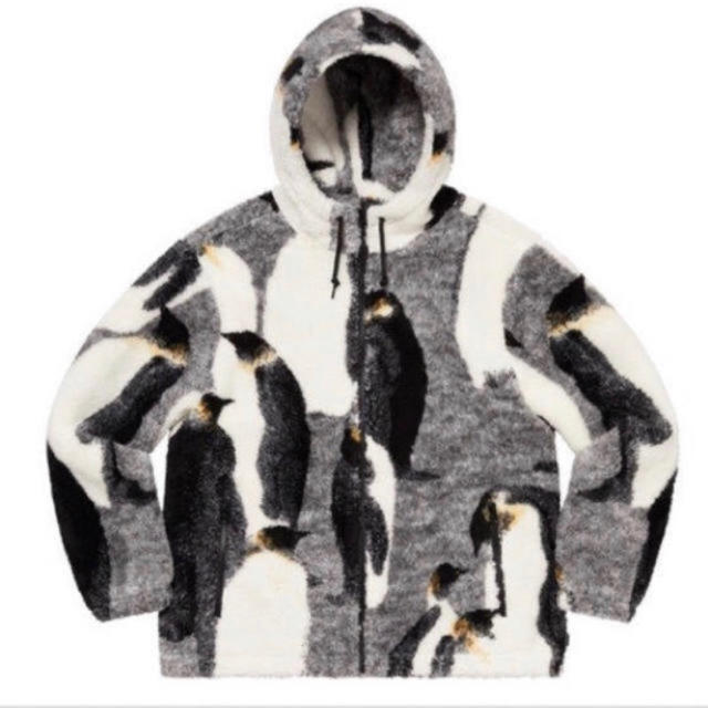 その他Supreme Penguins Hooded Fleece Jacket L