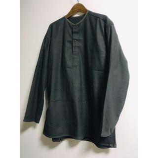 ロシア軍 スリーピングシャツ 54 モールスキン　グレー デッドストック(Tシャツ/カットソー(七分/長袖))