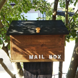 【アミさん専用】ポスト mailbox メールボックス 物入れ(家具)