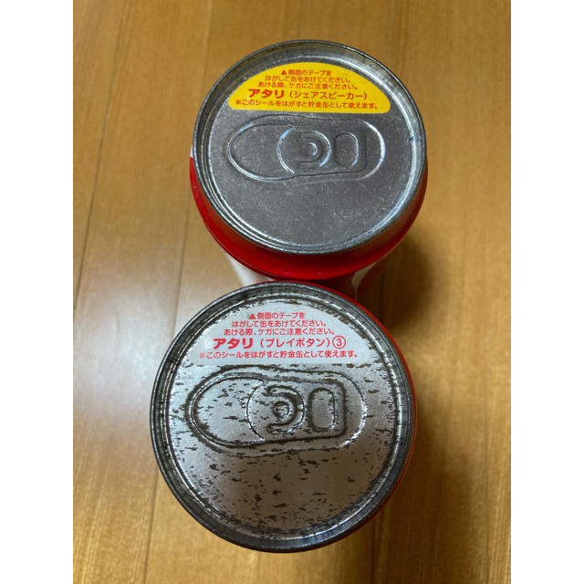 コカ・コーラ(コカコーラ)の非売品　未使用　コカコーラ　HAPPY CAN 2本セット エンタメ/ホビーのコレクション(ノベルティグッズ)の商品写真