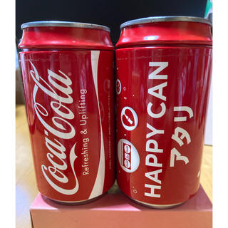 コカコーラ(コカ・コーラ)の非売品　未使用　コカコーラ　HAPPY CAN 2本セット(ノベルティグッズ)