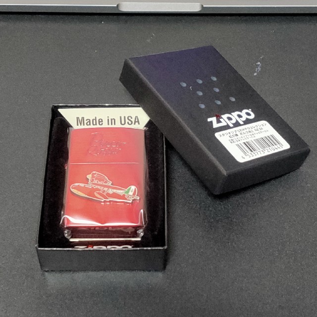 [新品未使用]zippo 紅の豚 サボイア 赤 限定付属品