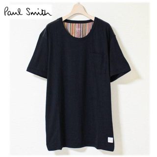 ポールスミス(Paul Smith)の《ポールスミス》新品 ポールストライプ 半袖カットソー Tシャツ 黒 Lサイズ (Tシャツ/カットソー(半袖/袖なし))