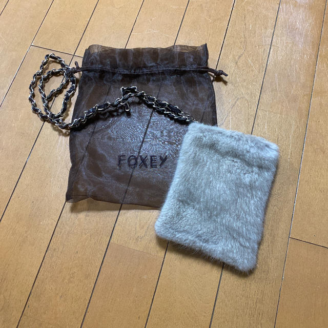 未使用　foxey ミンク　ファー　バッグ