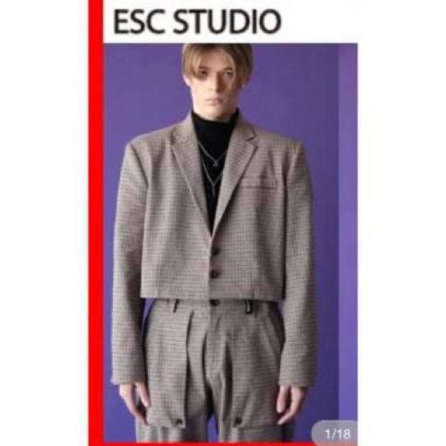 COMME des GARCONS(コムデギャルソン)のESC STUDIO チェックジャケット メンズのジャケット/アウター(テーラードジャケット)の商品写真