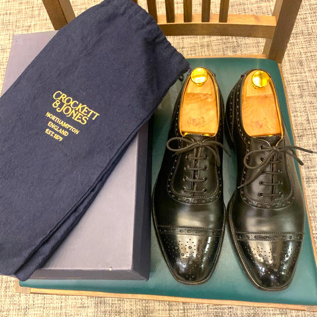 美品❗️《Crockett&Jones》ハンドグレードライン6.5 付属品有り