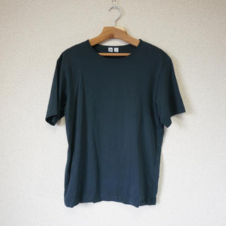 ユニクロ(UNIQLO)のUNIQLOUスーピマコットンクルーネックT Lサイズ(Tシャツ/カットソー(半袖/袖なし))
